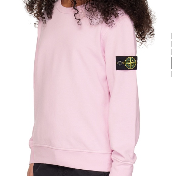 Stone Island Tops - Authentic Stone Island pink crewneck
